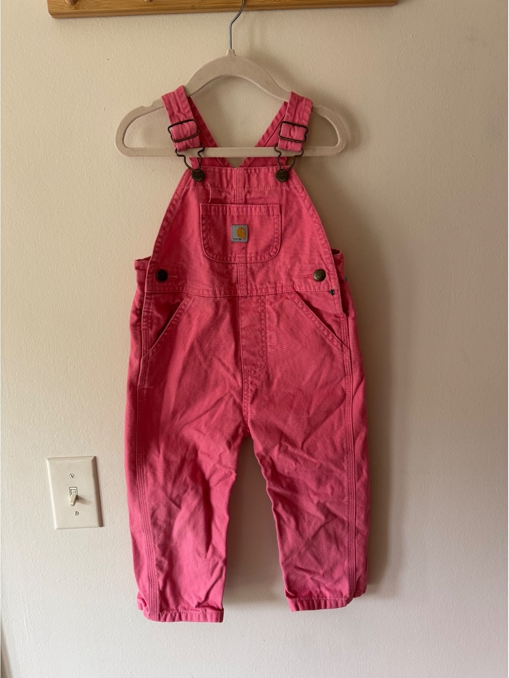 Pink Carhartt pants overalls